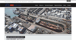 Desktop Screenshot of mecshipyards.com